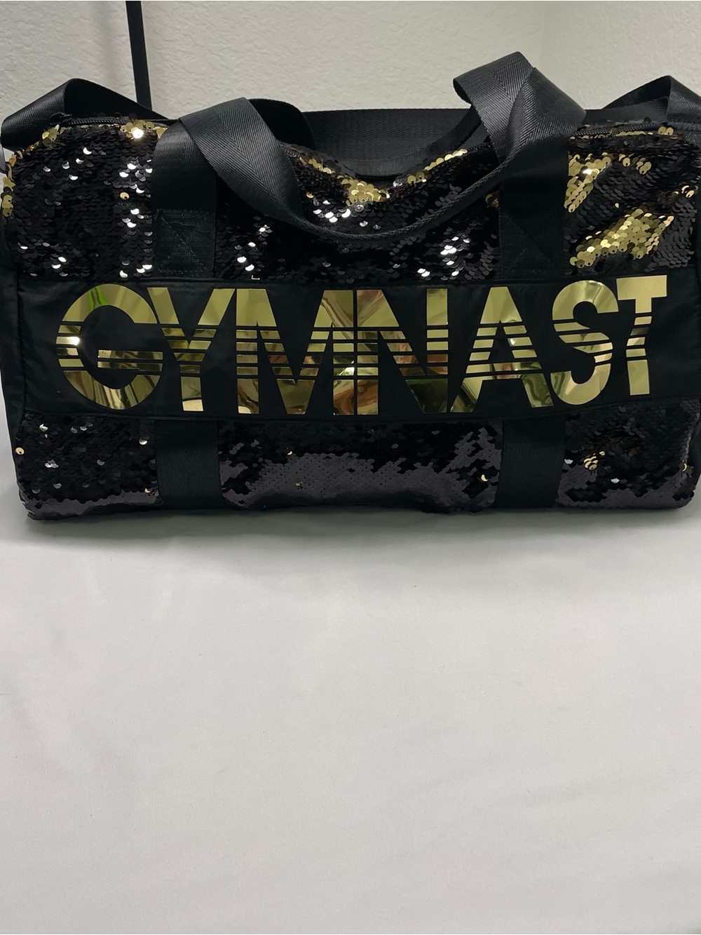 Justice Reversible Sequin Gym Duffel Bag Weekender Cheer Dance Travel Tote